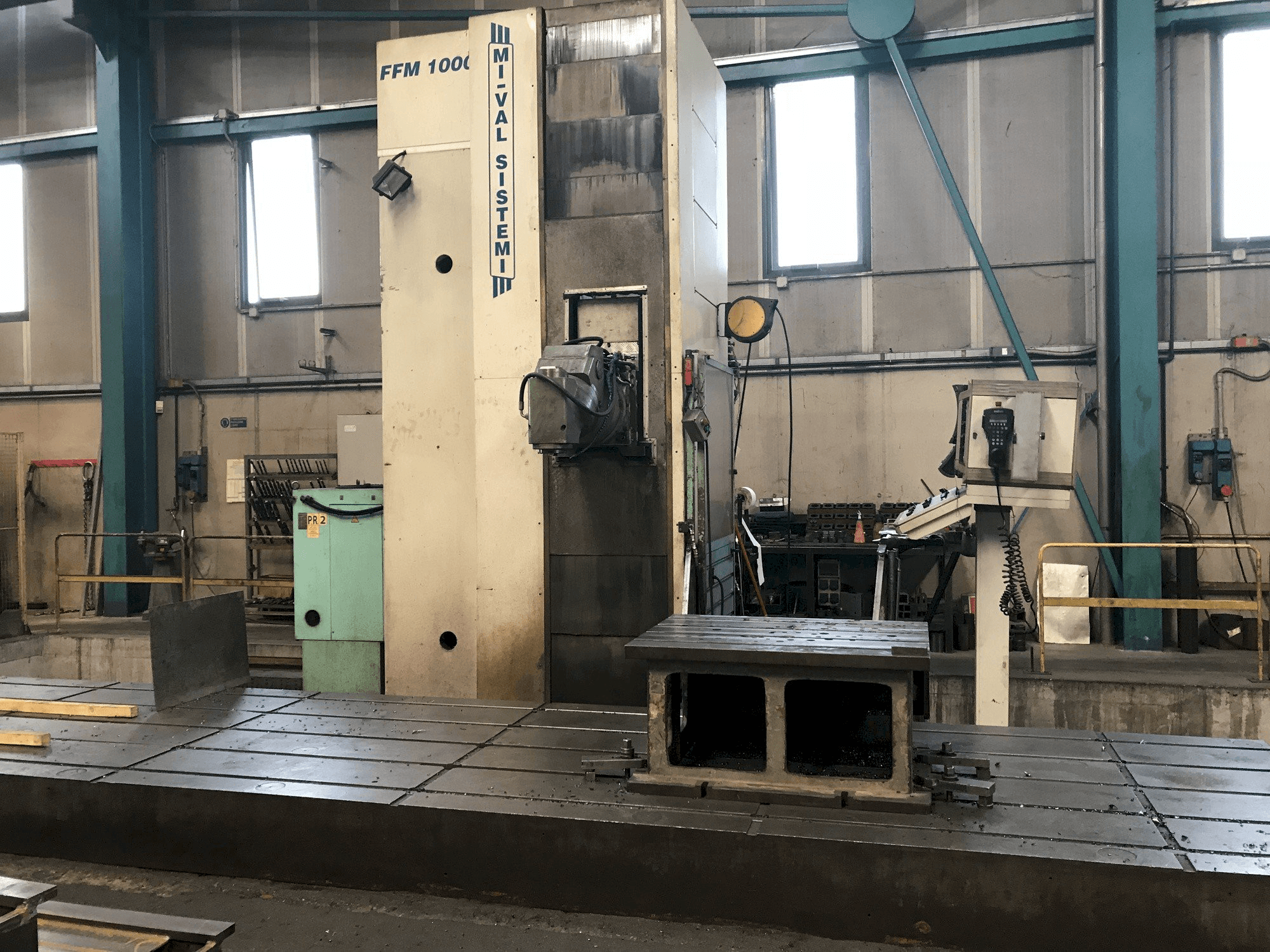 Front view of MIVAL FFM 1000 machine