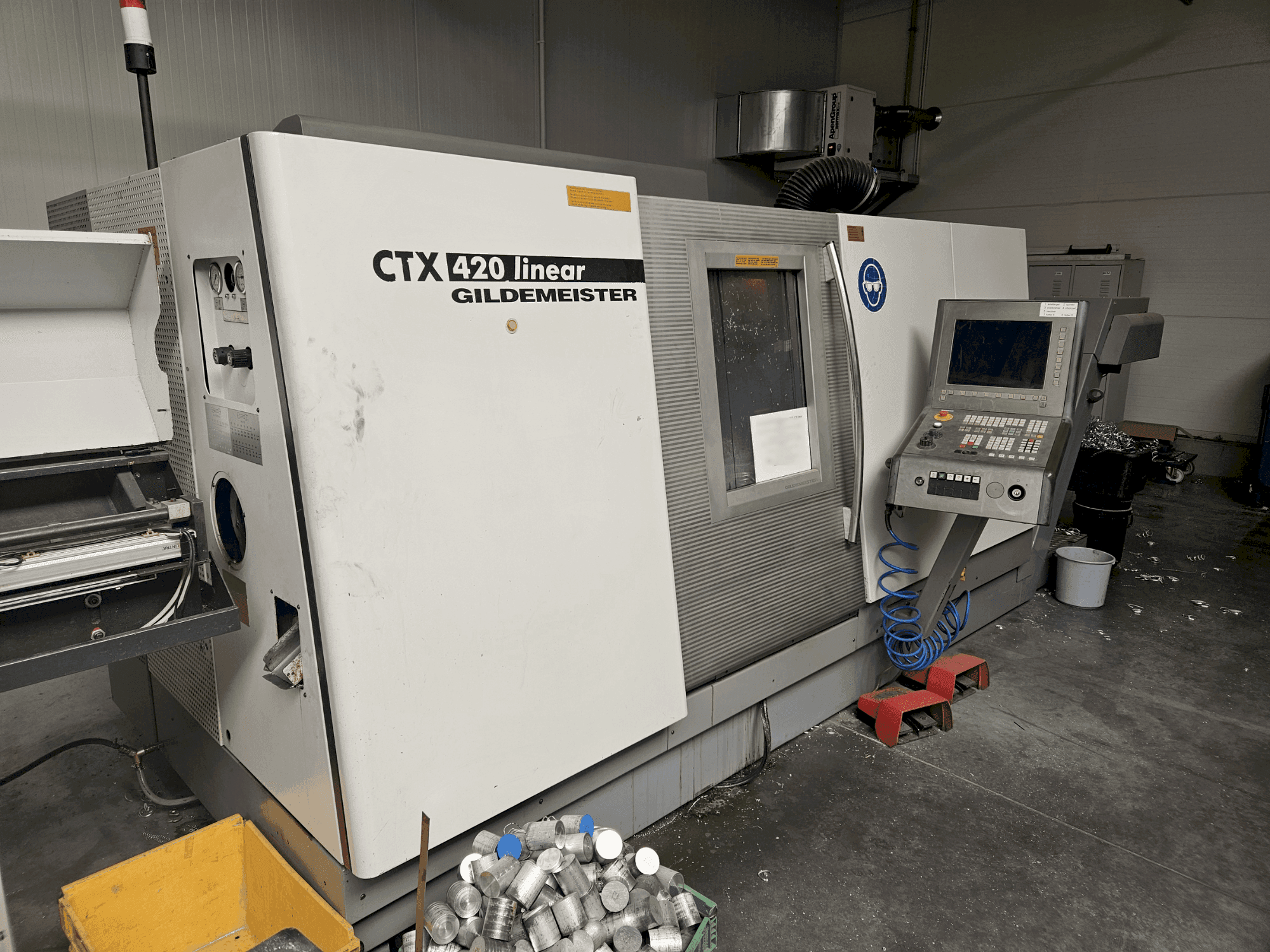 Front view of Gildemeister CTX 420 Linear machine