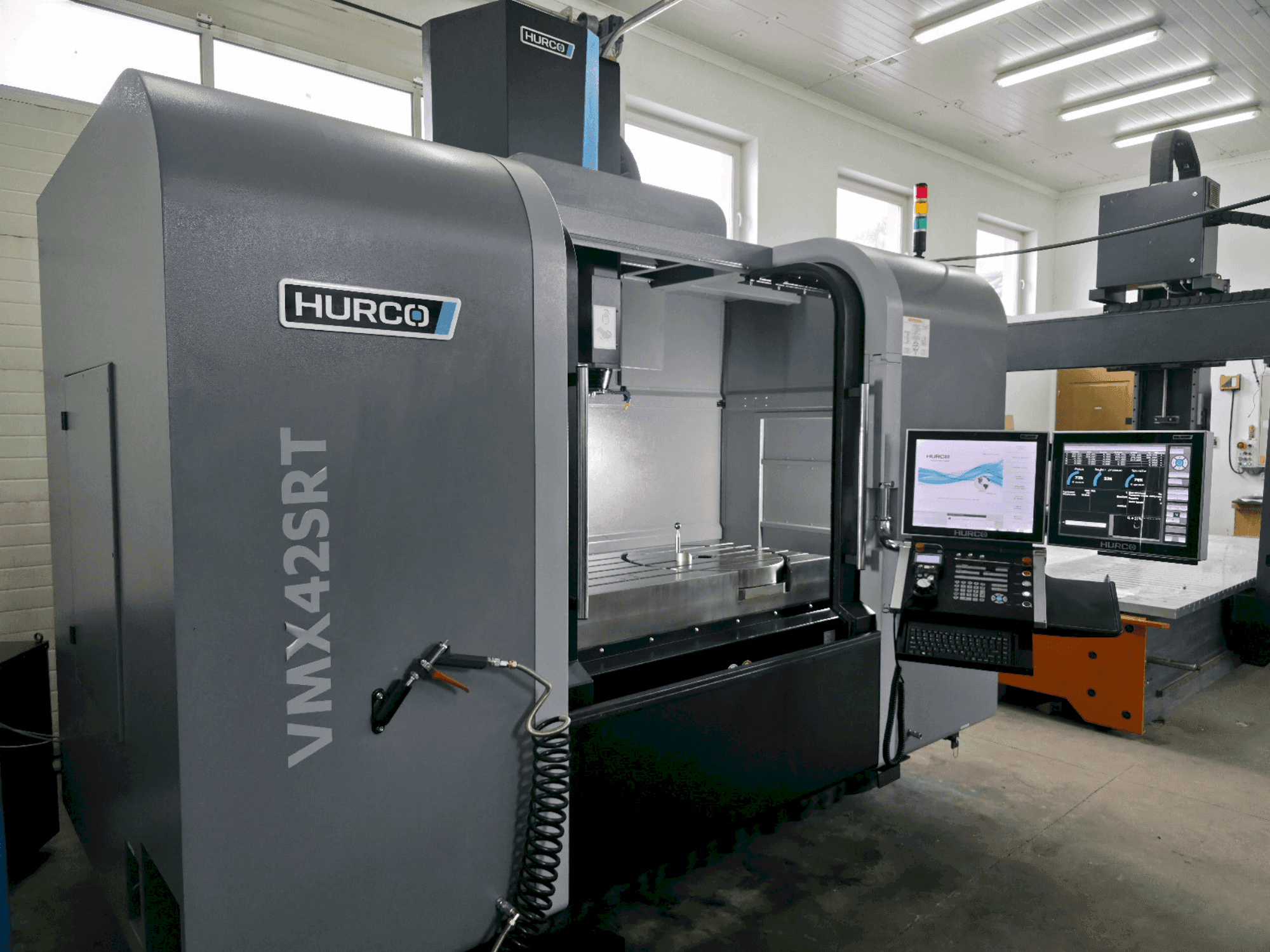 Front view of Hurco VMX 42SRTi machine